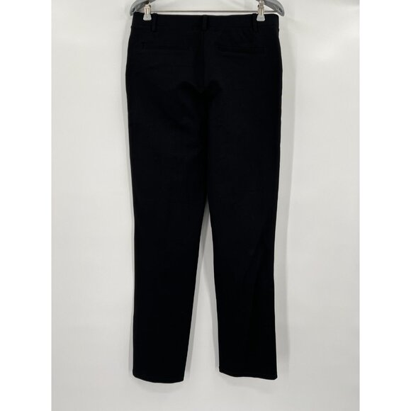 Quince Women's Black Ultra-Stretch Ponte Pant Straight Leg XL Tall 32" NWT - Picture 4 of 6